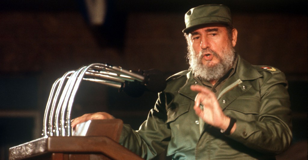 CUBA  Politics Fidel Castro giving speech (Newscom TagID: euphotos004526.jpg) [Photo via Newscom]