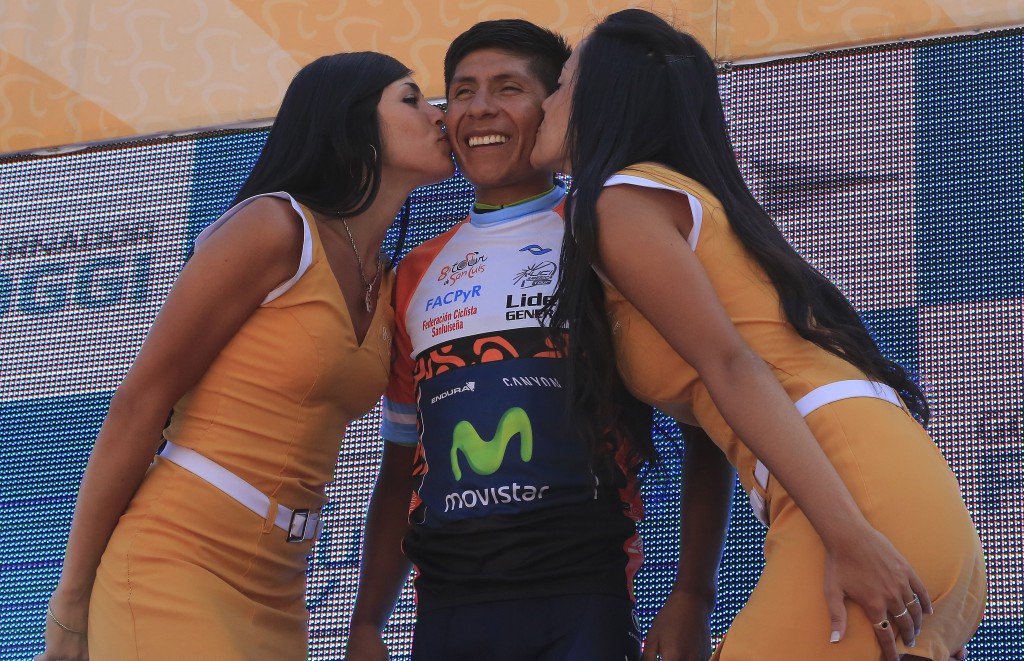 Tour de San Luis 2014 - 6» tappa Las Chacras - Mirador del Sol 184.4 km - 25/01/2014 - Nairo Quintana (Movistar) - foto Stefano Bertolotti/BettiniPhoto©2014