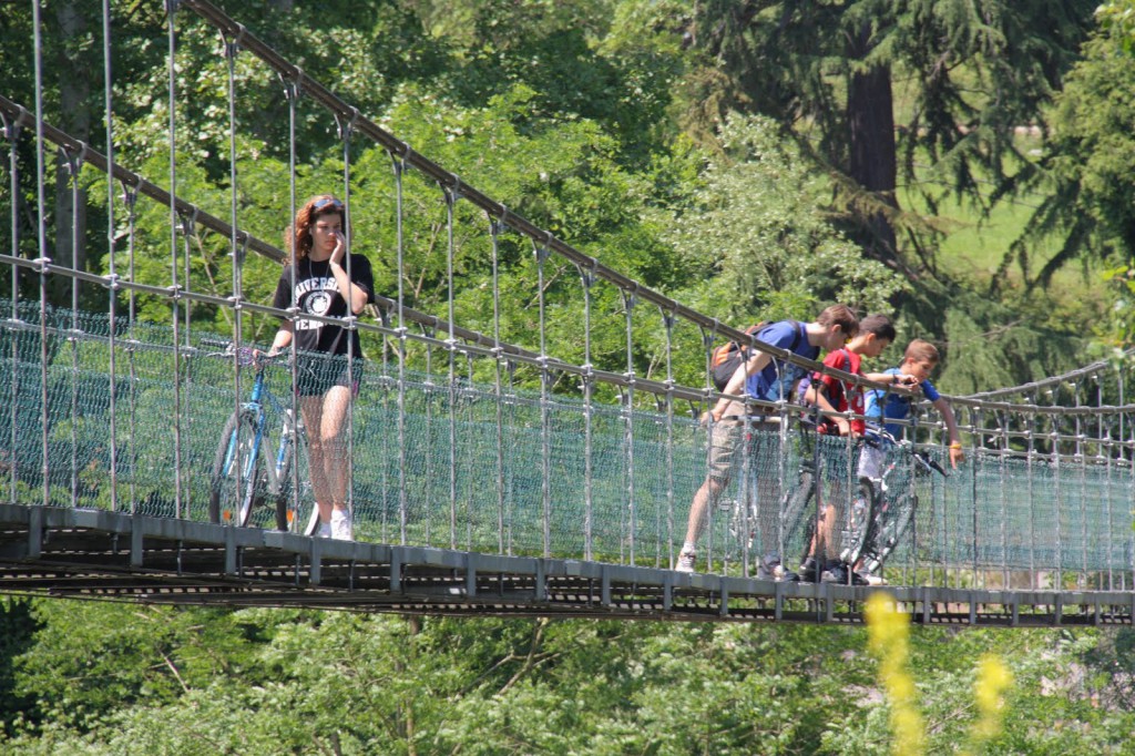 pasando el puente