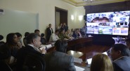 Visita del Presidente Juan Manuel Santos al Puesto de Mando Unificado (PMU), desde donde se hace seguimiento al desarrollo de las Elecciones Regionales 2015 y localizado en la sede de [&hellip;]