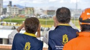 Acompañado por el Director de la Unidad Nacional para la Gestión del Riesgo de Desastres, Carlos Iván Márquez, el Presidente Juan Manuel Santos observó  en el centro de Bogotá, la demolición [&hellip;]