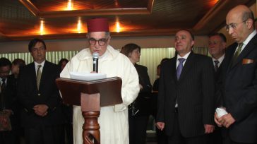 Noureddine Khalifa, Embajador de Marruecos en Colombia, acompañado por el Registrador Nacional del Estado Civil , Juan Carlos Galindo  y los embajadores de Emiratos Árabes, Mohammed Issa Al-Qattam Al-Za’abi y [&hellip;]