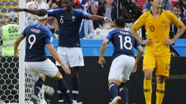 Francia tuvo que sudar mucho para imponerse a Australia en su debut en el Mundial de Rusia (2-1). Un gol de Griezmann de penalti en el minuto 57 -concedido por el videoarbitraje.     Francia derrotó 2-1 a Australia […]