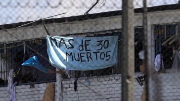 Una protesta generalizada se vivió en las cárceles de Colombia. El gobierno dijo que el resultado fue 23 muertos. Los internos sostienen que murieron mas de 30 reclusos.AFP  