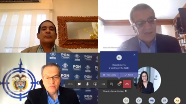 El Procurador general de la Nación Fernando Carrillo lideró hoy un importante encuentro virtual denominado «Distanciamiento Social, Eventos Virtuales y Derechos de Autor»  &nbsp; &nbsp; &nbsp; El Procurador General de [&hellip;]