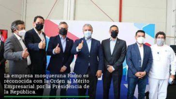 Orden al Mérito Industrial otorgada por el Gobierno Nacional a la empresa boyacense Productos Ramo  en su aniversario número 70, entregada el pasado 10 de diciembre de 2020. &nbsp; &nbsp; Mauricio [&hellip;]