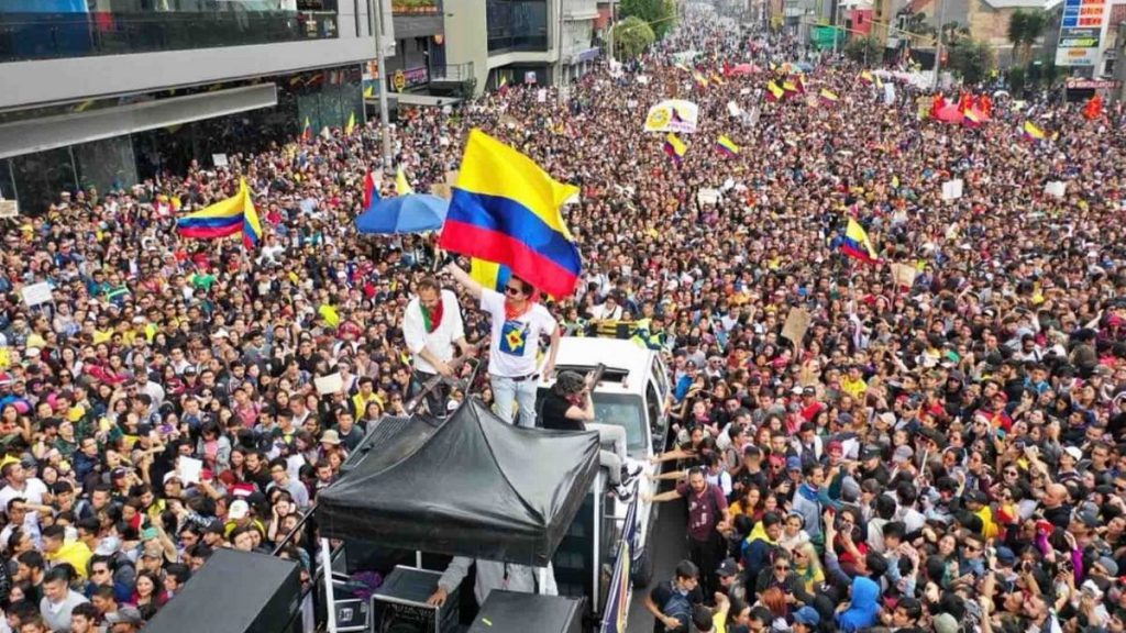 Paro Nacional 28 de abril COLOMBIA INDIGNADA Primicia Diario