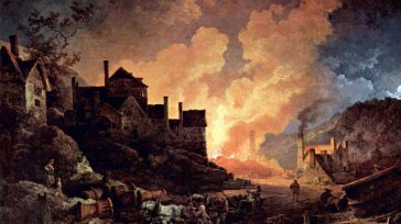 Coalbrookdale de noche, pintura al óleo del artista inglés Philip James de Loutherbourg  en  Shropshire, considerado una de las cunas de la Revolución Industrial.     Hernán Alejandro Olano García […]