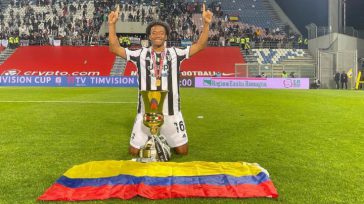 Juan Guillermo Cuadrado campeón   Orbedatos   Juan Guillermo Cuadrado se solidarizó  con el pueblo de Colombia que ya completa tres semanas en Paro Nacional. El lateral derecho envió un mensaje […]