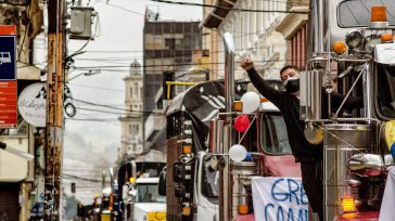 Transportadores y camioneros se sumaron al Paro nacional en diversos lugares de Colombia &nbsp;