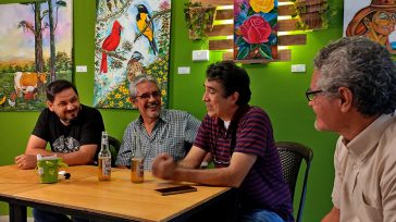 Guillermo Martín Moreno exposición conversatorio       Manuel Tiberio Bermúdez Son doce las obras pictóricas que Guillermo Martín Moreno, está exhibiendo en el restaurante «D´oliva Food and Coffee» ubicado […]