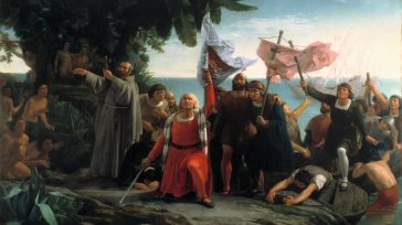 Desembarco de Colón   Gerney Ríos González  Cristoforo Colombo, en su primer viaje de 1492 a 1493, llegó a las islas ubicadas en el Caribe: Guanahaní, bautizada San Salvador, Cuba […]