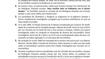 Andrés Pastrana          En un comunicado de ocho puntos, donde no aborda las acusaciones que le formularon los ex jefes del Cartel de Cali Gilberto y Miguel […]