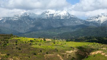 El monte Ida o Ida cretense, se alza en el valle de Amari, en el centro de la isla griega de Creta