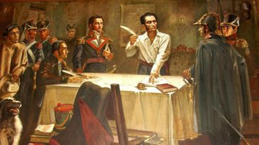 Simón Bolívar en magas de camisa       Hernán Alejandro Olano García Además de prendas representativas como el «Chapeau Bolívar» o la espada del Libertador, otro elemento llamativo de […]