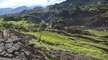 La  compra de tierras para reubicar a las más de 300 familias, y la construcción de una carretera anunció el Gobierno del presidente Petro,