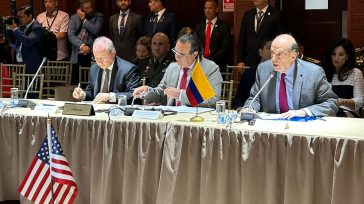 Los jefes de las delegaciones de Colombia, Estados Unidos y Panamá.     El secretario del Departamento de Seguridad Nacional de Estados Unidos, Alejandro Mayorkas; el ministro de relaciones exteriores […]