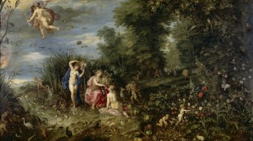 La abundancia, personificada por Ceres, diosa de la fertilidad y la agricultura. La tierra se sienta a sus pies ofreciéndole uno de sus frutos, está personificada por Flora, diosa de la […]