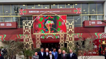 Directivos de la Asociación de Periodistas de Latinoamérica, fueron  invitados al sorteo de la Copa de Fútbol de África 2025 en Rabat-Marruecos.  &nbsp; Rabat Primicia Diario  La Copa Africana de [&hellip;]