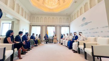 El presidente de Colombia, Gustavo Petro, se reunió con el Vicepresidente y Primer Ministro de Emiratos Árabes Unidos el Jeque Mohammed Bin Rashid Al Maktoum, donde se estrecharon los lazos [&hellip;]