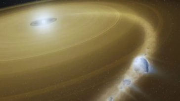 El telescopio Hubble desvela un banquete cósmico: Una estrella muerta devorando un trozo helado de un planeta enano.       Universo Primicia Diario Astrónomos han sido testigos de un […]