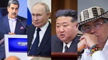 Líderes mundiales Nicolás Maduro, Vladimir Putin, Kim Jong-un y Gustavo Petro, incluidos en la lista Clinton por el presidente de los Estados Unidos, Donald Trump.     Wilson Ruiz Orejuela […]