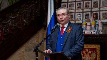 Nikolay Tavdumadze, Embajador de la Federación de Rusia en Colombia  &nbsp; &nbsp; &nbsp; Víctor Hugo Lucero Montenegro Benjamin Losada Posada Carlos Alberto Acuña  Primicia Diario La relación entre Bogotá y Moscú [&hellip;]