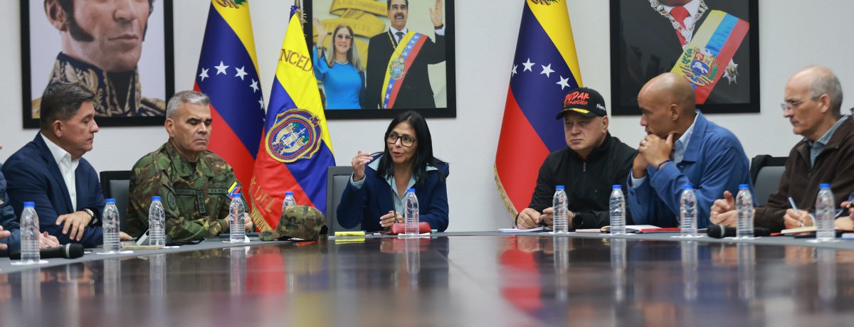 Delcy Rodríguez, asumió la presidencia de Venezuela y lidera el Consejo de Ministros para garantizar la paz y la soberanía nacional. &nbsp; &nbsp; &nbsp; &nbsp; Primicia Diario Caracas- Venezuela  Tras [&hellip;]