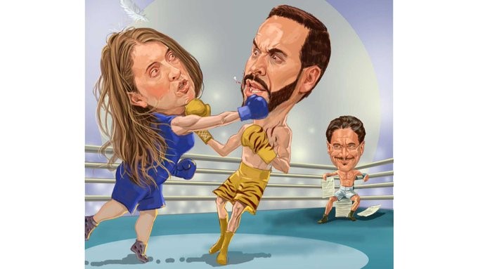 Encuesta de CAMBIO y el CNC: Paloma pierde impulso, Abelardo remonta y Cepeda los mira desde arriba. Ilustración de Jorge Restrepo.  &nbsp; La portada de la revista Cambio ilustra a [&hellip;]